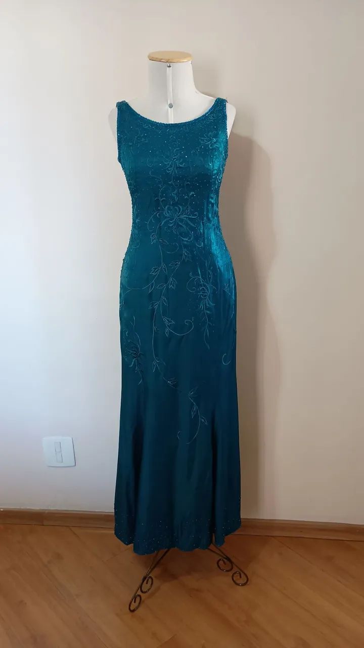 Vestido de festa bordado 