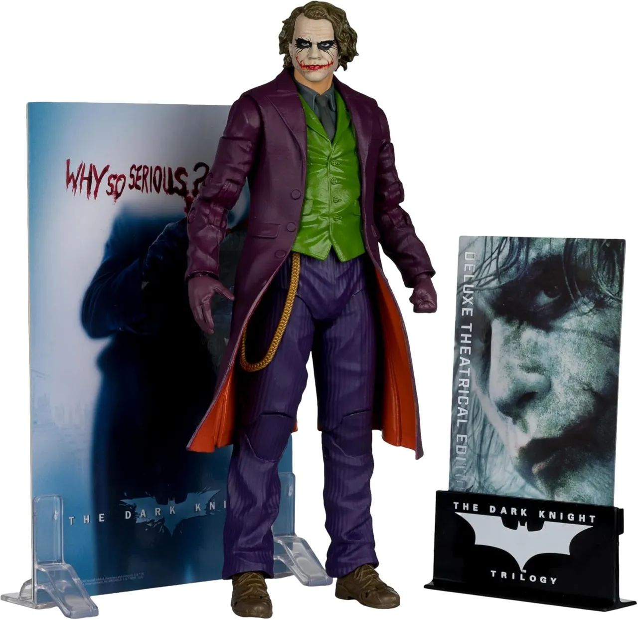コレクション BATMAN & JOKER THE DARK NIGHT TRILOGY Mcfarlane Toys - the joker - the dark Night trilogy - deluxe