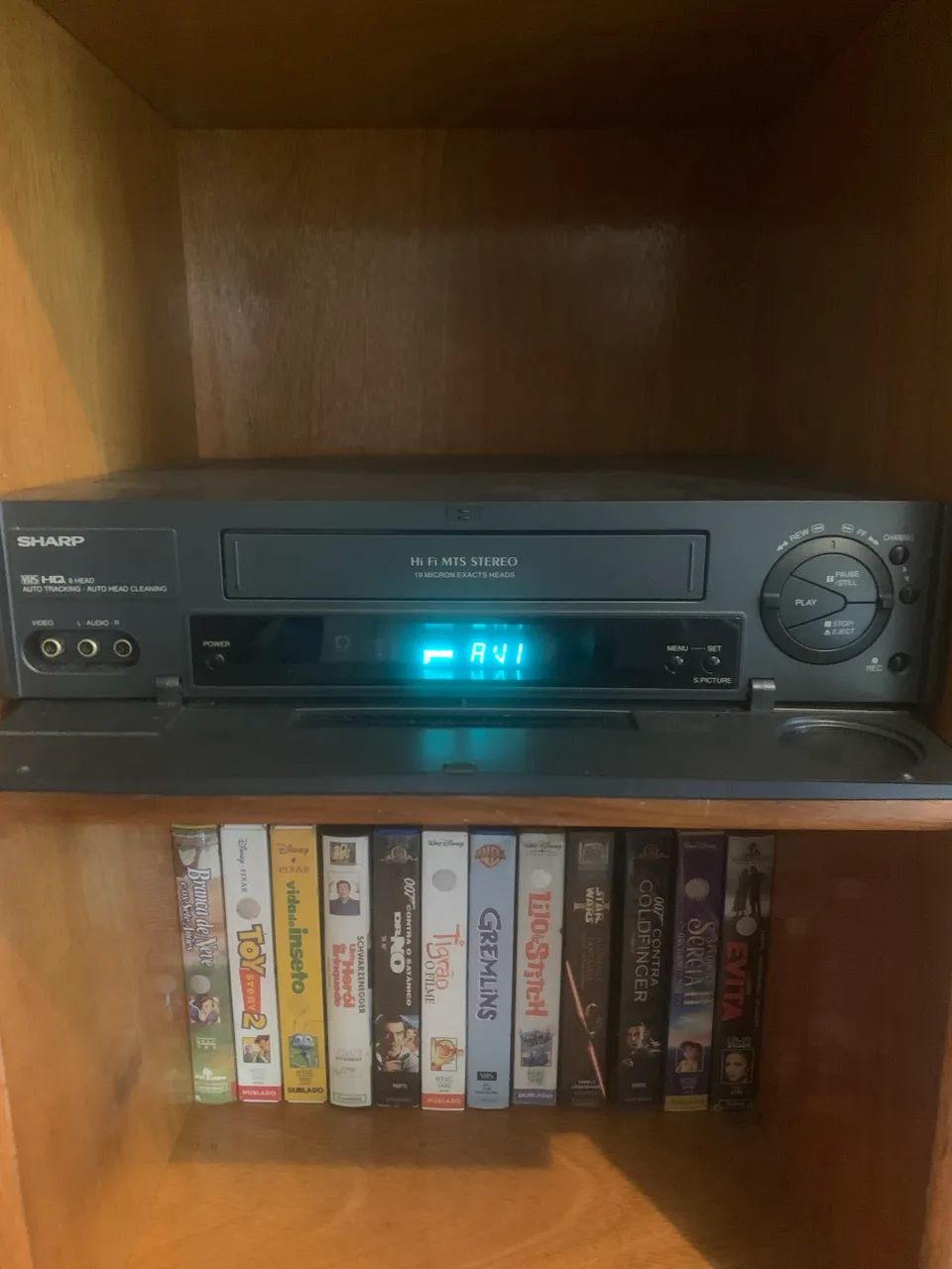 Vídeo Cassete Stereo Vhs Sharp Spatializer - Foto 2