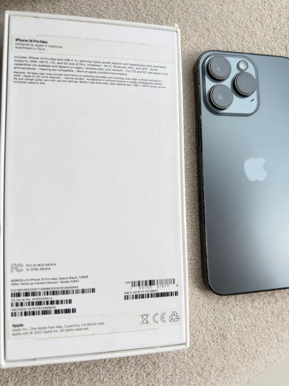 iPhone 14 Pro Max 128GB Preto - Muito Conservado + Caixa - Foto 3