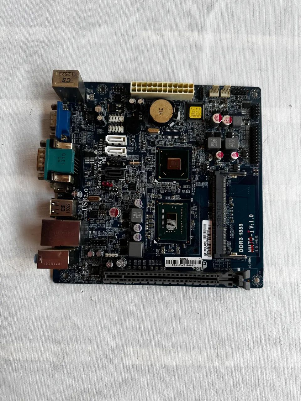 Placa Mãe ATA 6 Gbits Eup 2013 DDR3 1333 ( Sucata) - Foto 3
