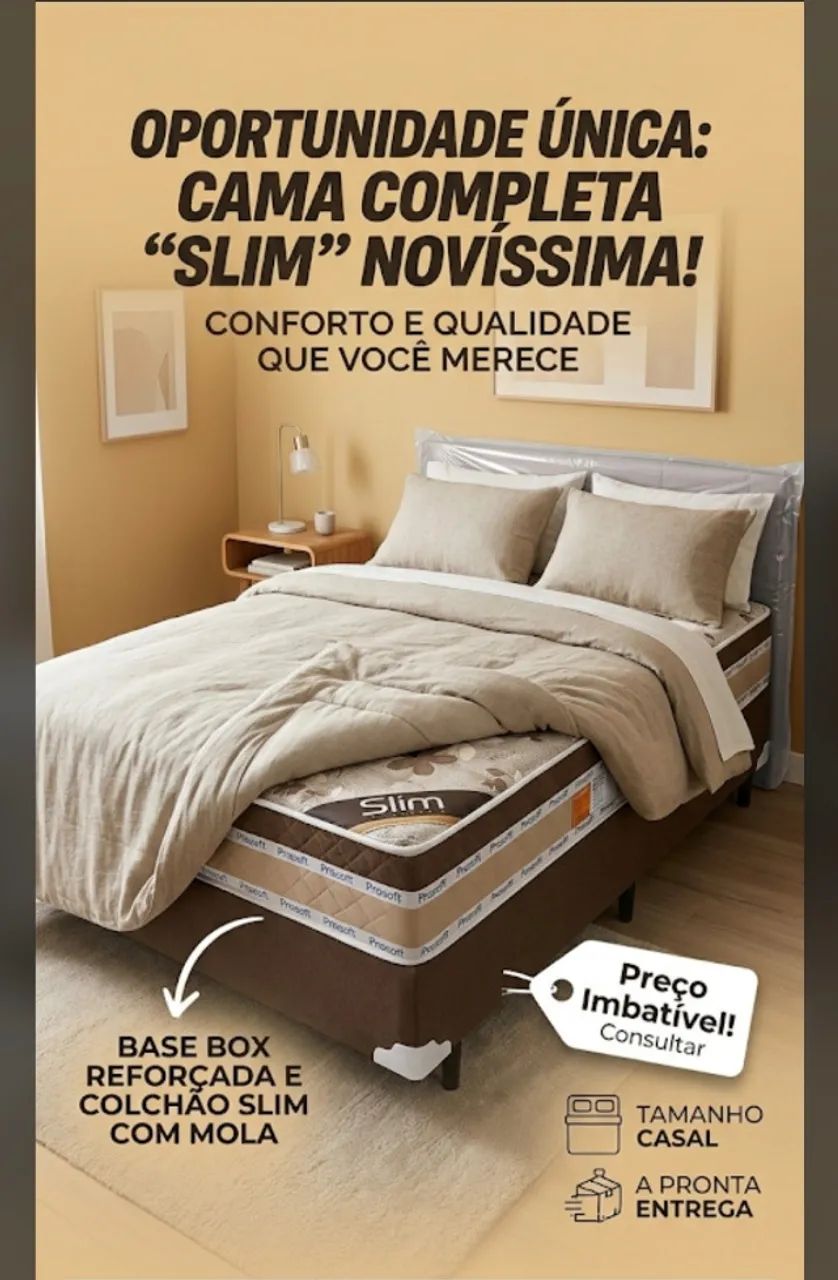 cama box. preço de fábrica!!! 12 cm de espuma 