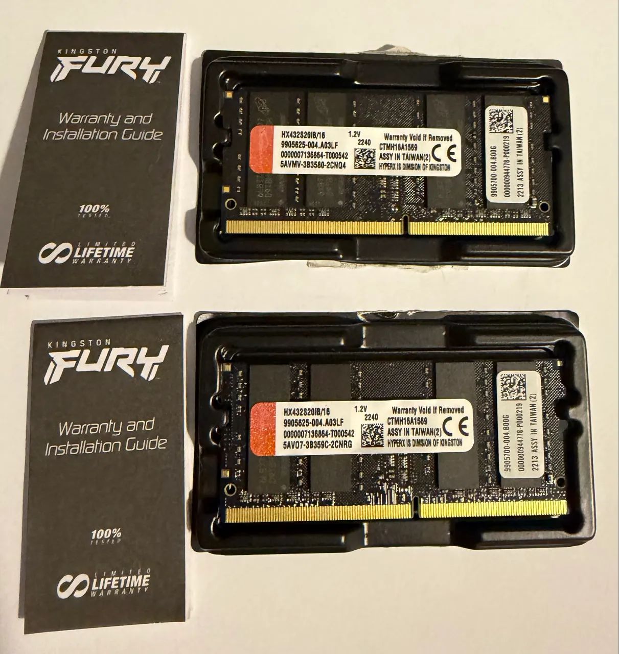Memória DDR4 32GB 2x16Gb 3200 HyperX FURY - Memória RAM - Grande