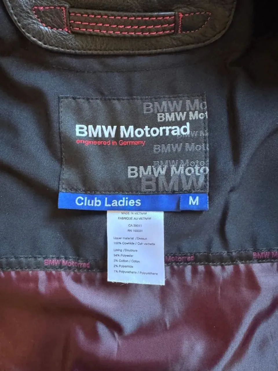 Jaqueta em couro BMW, feminina! Super nova! - Foto 4