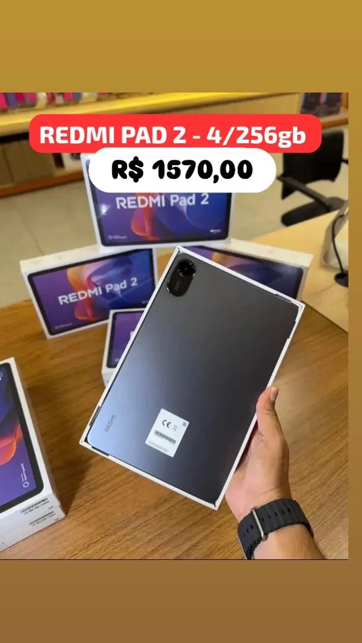 Tablet Redmi pad 2 (wi-fi) 4 ram/256 gb 