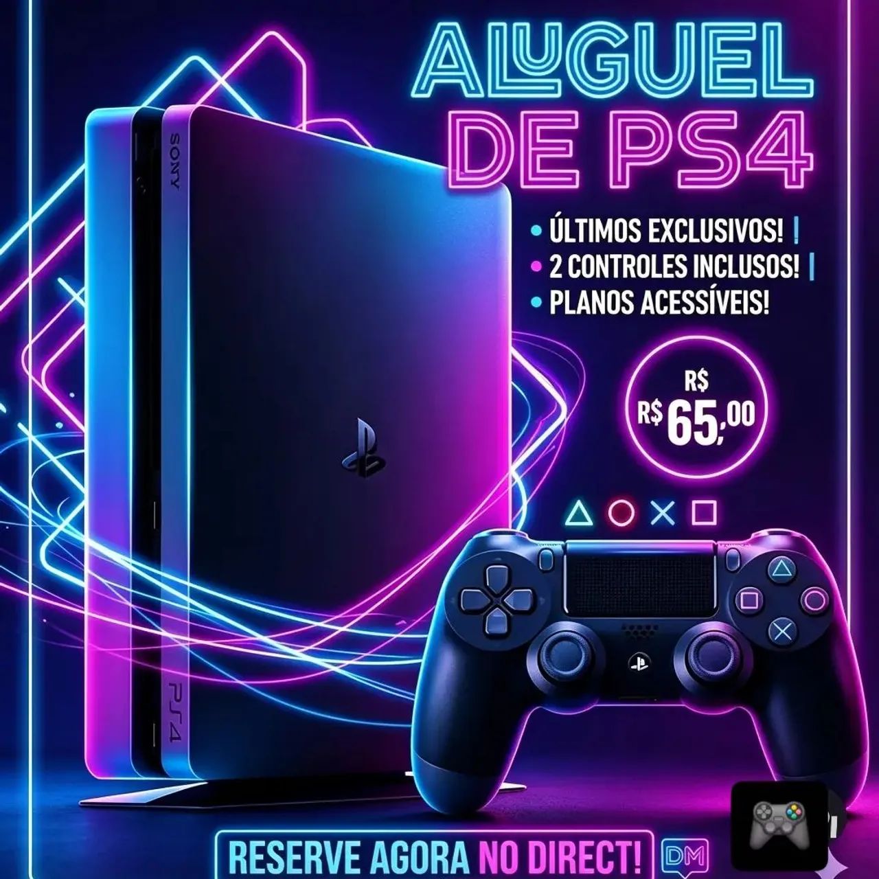 ALUGA-SE PS4 