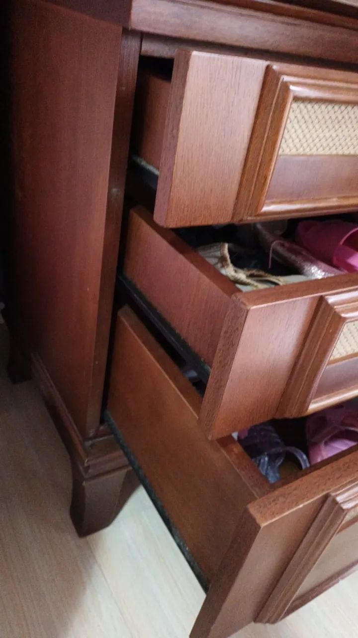 Guarda-roupa, cômoda, bidê e cabeceira de cama - Foto 4