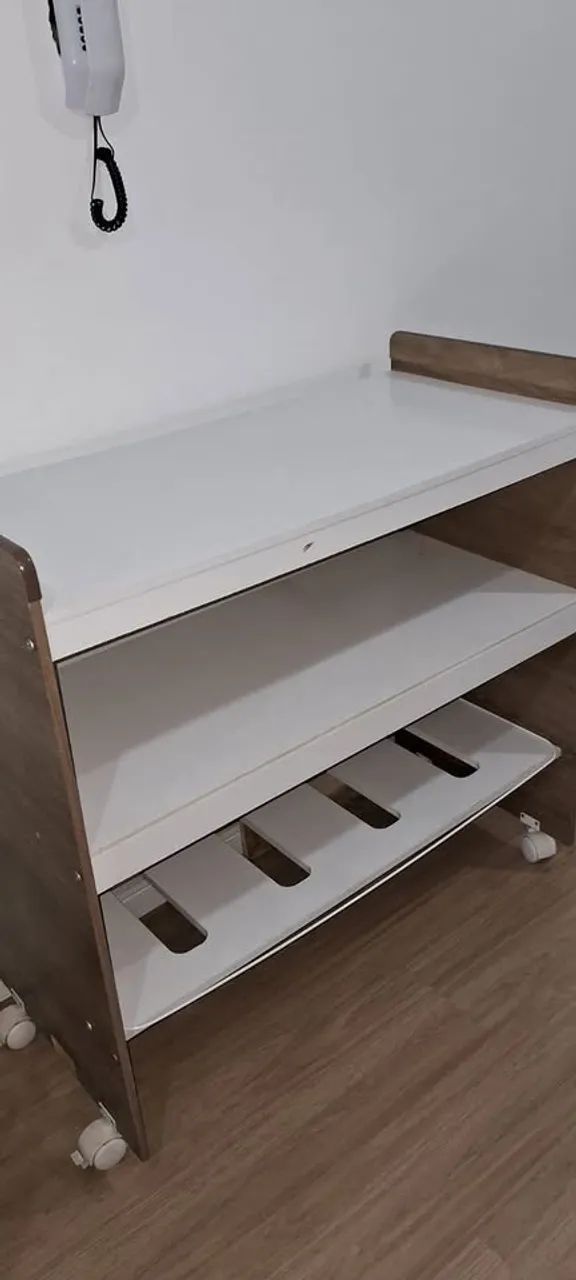 Mini Berço 3 em 1 Zain da marca Móveis Reller