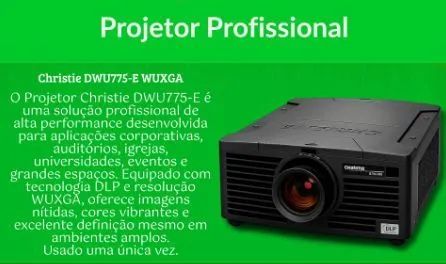 Até 18/05 pra queimar   Projetor profissional 
