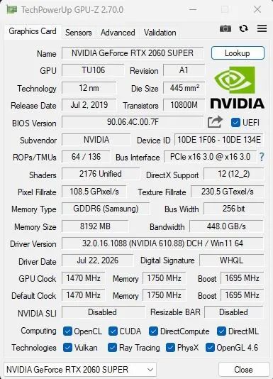 RTX 2060 Super 8GB - Com Caixa - Funcionando 100% - Foto 3