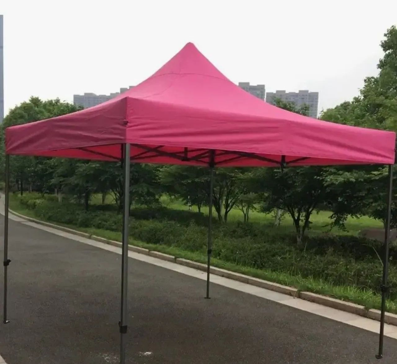 Tenda sanfonada Rosa 3X3 Articulada  - Foto 2