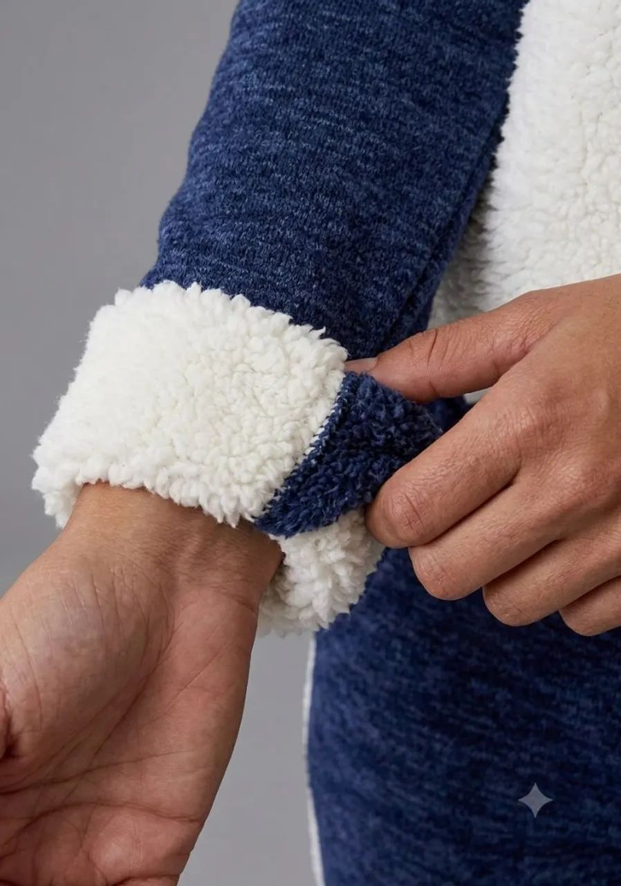 Conjunto feminino peluciado quentinho para inverno  - Foto 3