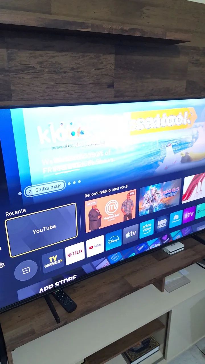 Smart TV Hisense 55 polegadas, Qled, 4k, comprada recente nova, com caixa e nota fiscal.  - Foto 3