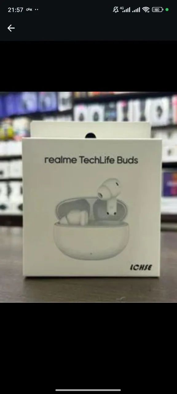 REALME TECHLIFE BUDS PRETO/BRANCO - Foto 2