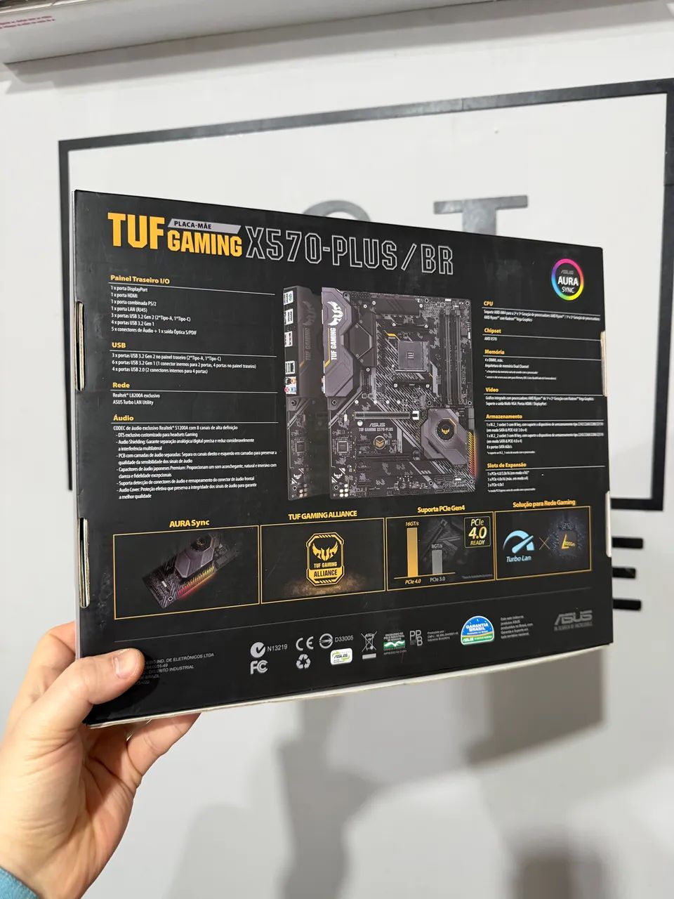 PLACA MÃE AM4 ASUS X570-PLUS/BR TUF GAMING - Foto 4