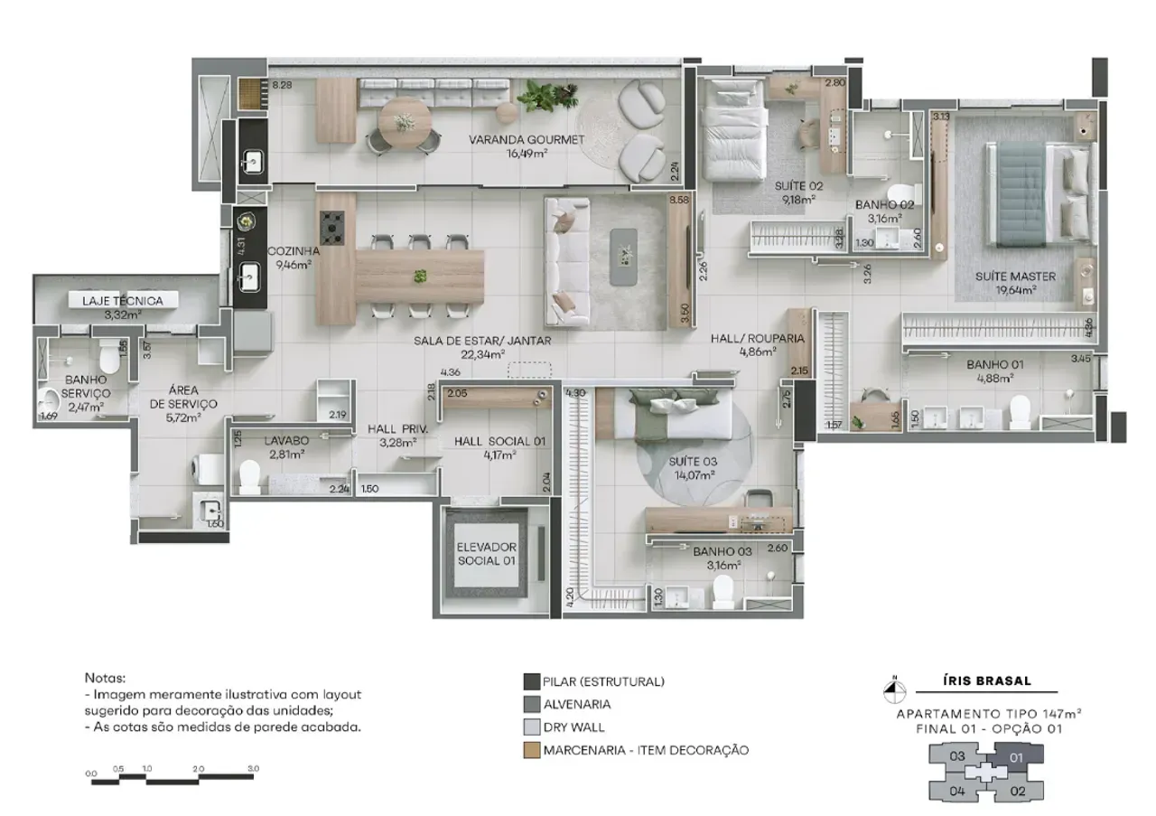 PLANTA 147m²