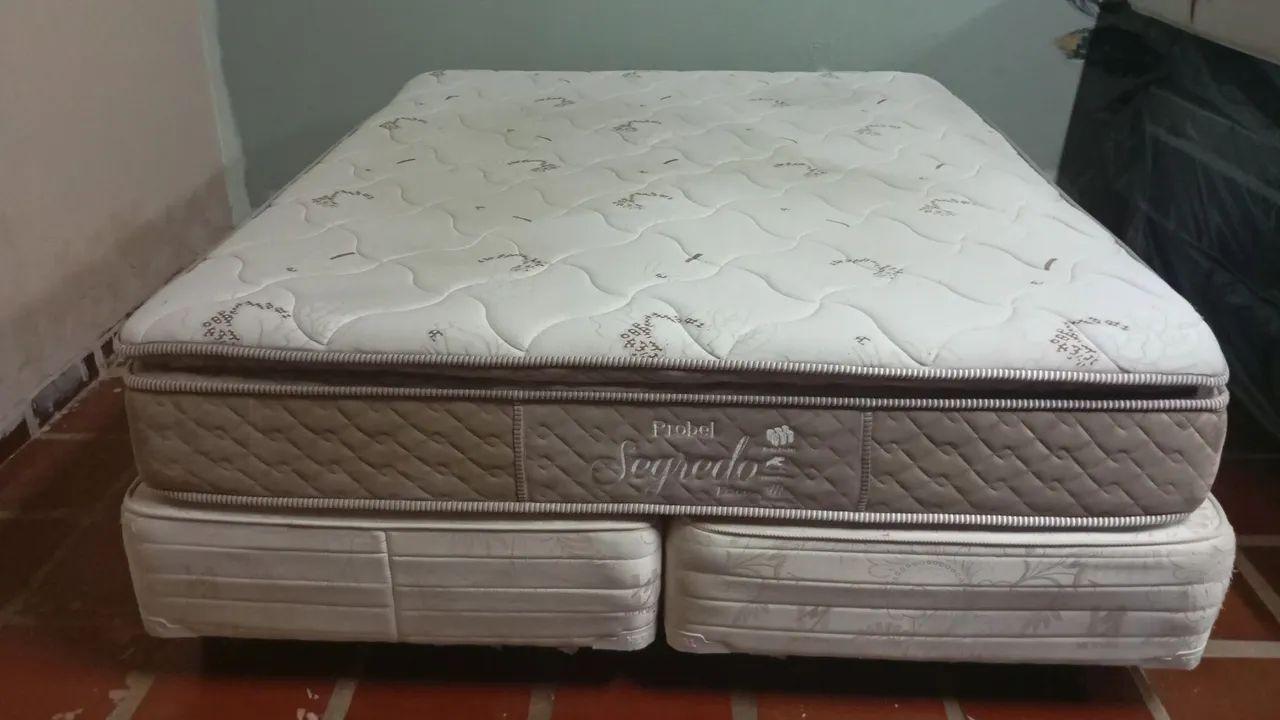 Cama box Queen completa frete grátis  - Foto 4