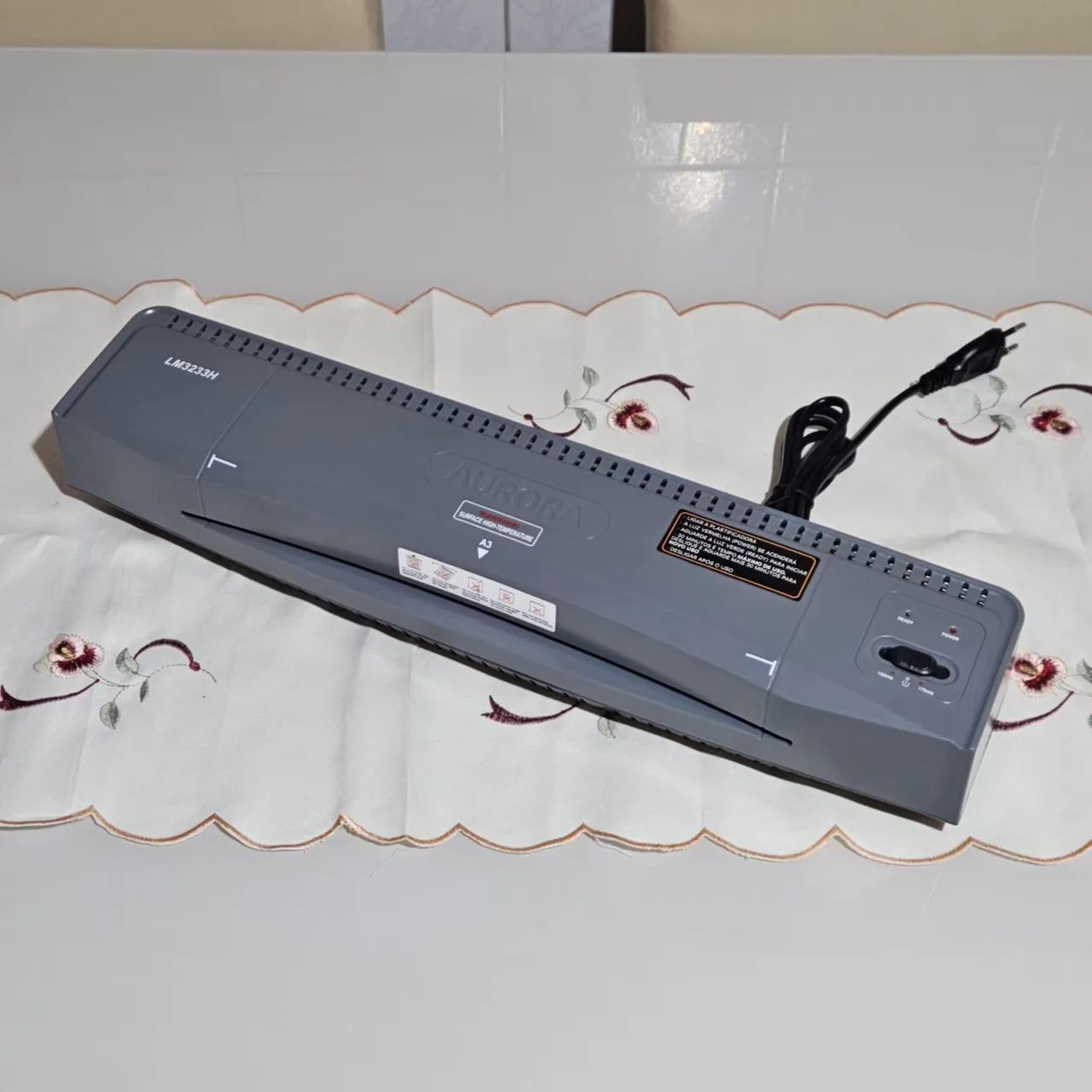 Plastificadora E Laminadora A3 Aurora Lm3233h Nova Na Caixa - Foto 3