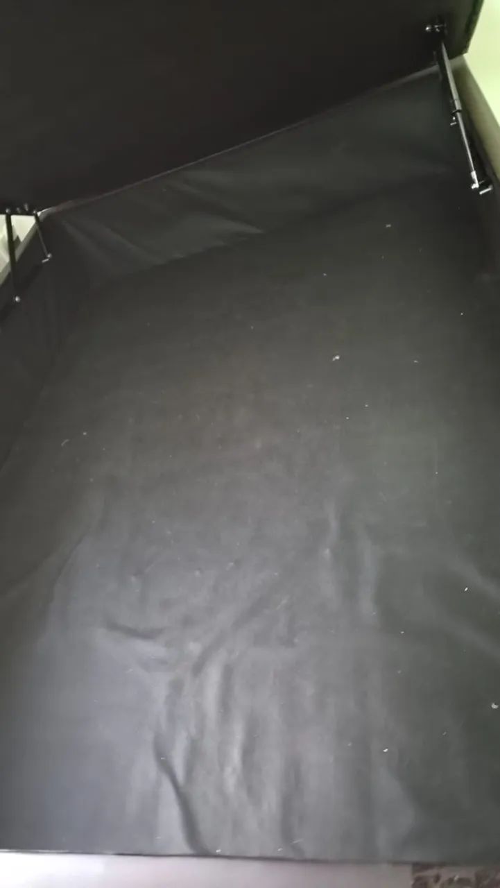Cama casal box com baú + colchão ortobom  - Foto 2