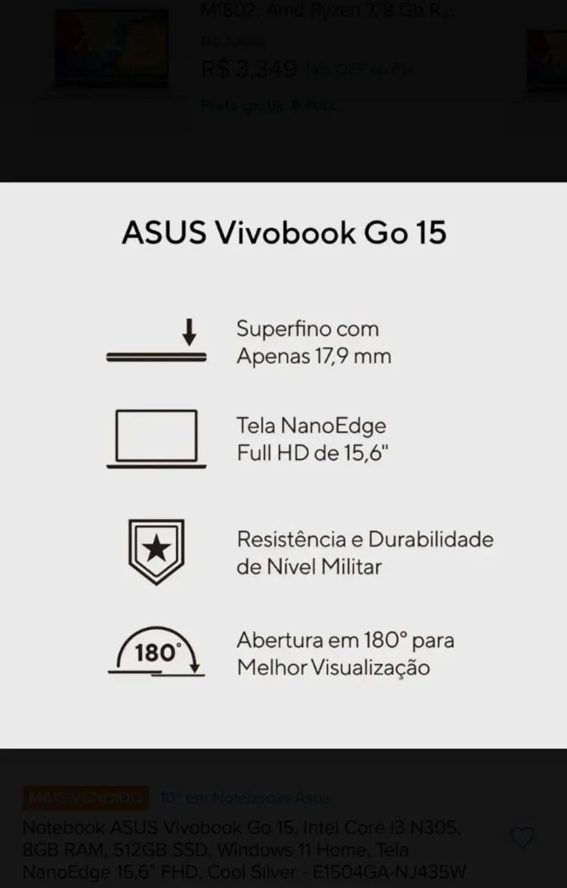 NOTEBOOK ASUS - Foto 3