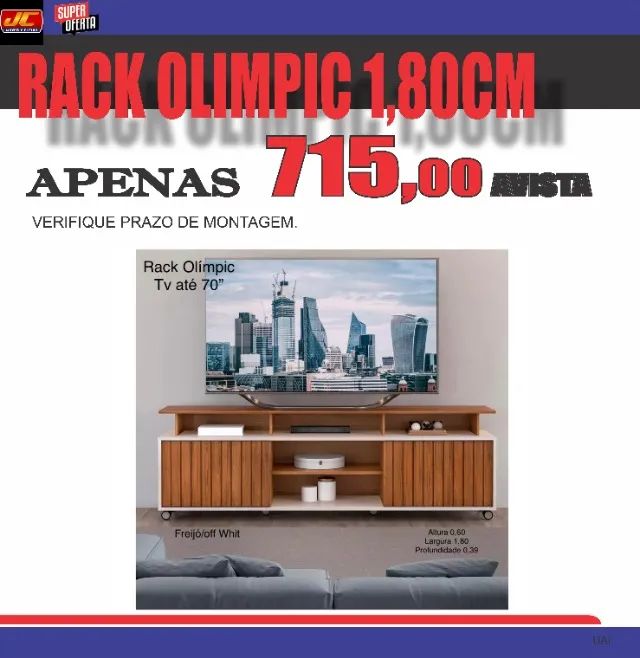 rack olimpic 1,80 cm - Racks e Painéis - Vila Brasília, Aparecida
