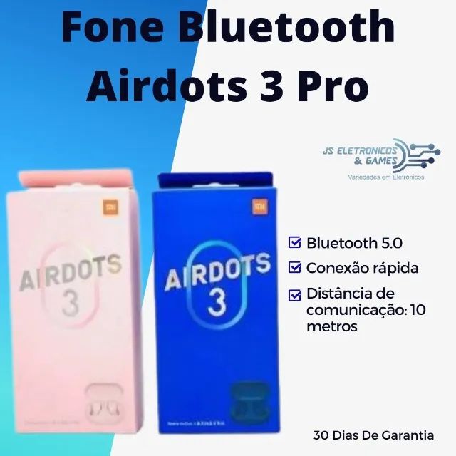 Fone Bluetooth Airdots 3 Pro - loja física