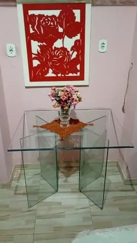 mesa de vidro 