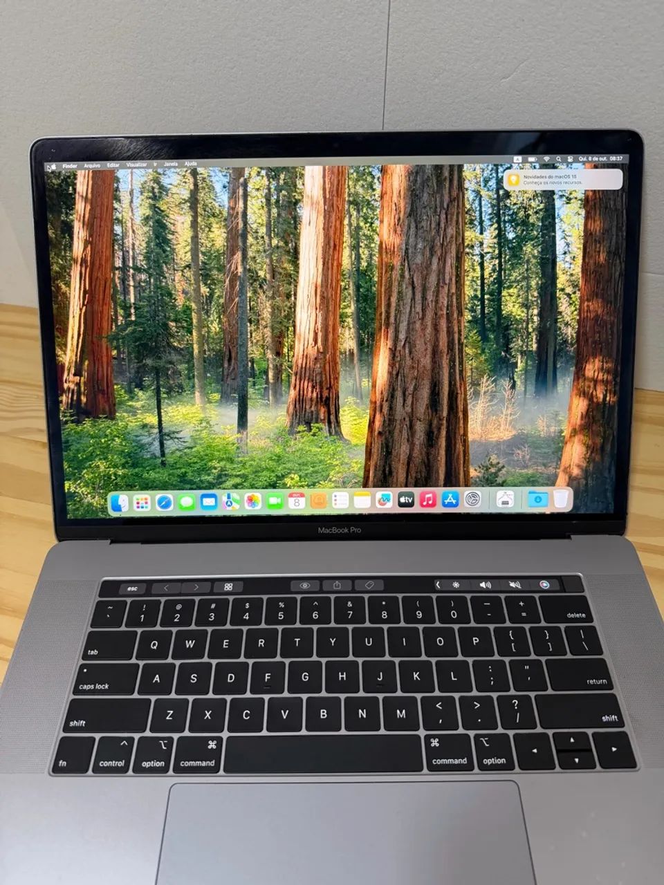 MacBook Pro i7, 2019 - Retina 15.4 Pol. / 16GB RAM / SSD 256GB