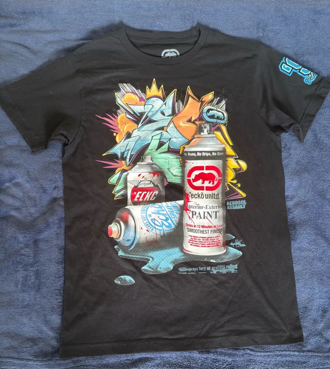 Camiseta Ecko Gringa Graffit 2000s Y2K SK8 Original
