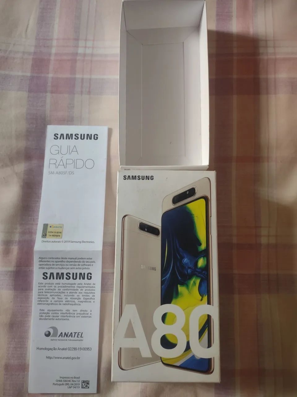 Caixa original Cel Samsung A80