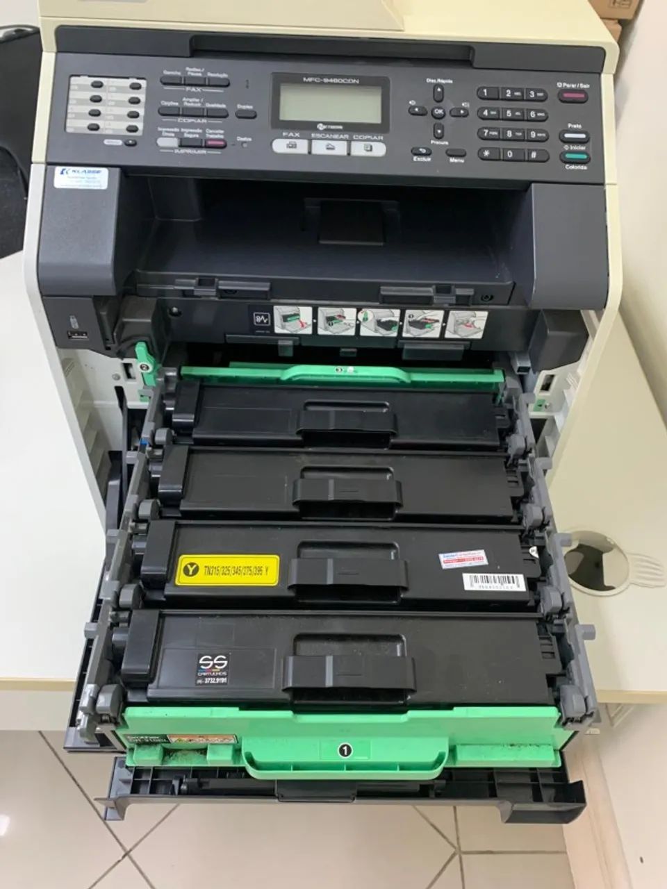 Multifuncional Laser Color Brother MFC-9460CDN - Para Conserto ou Peças - Foto 2