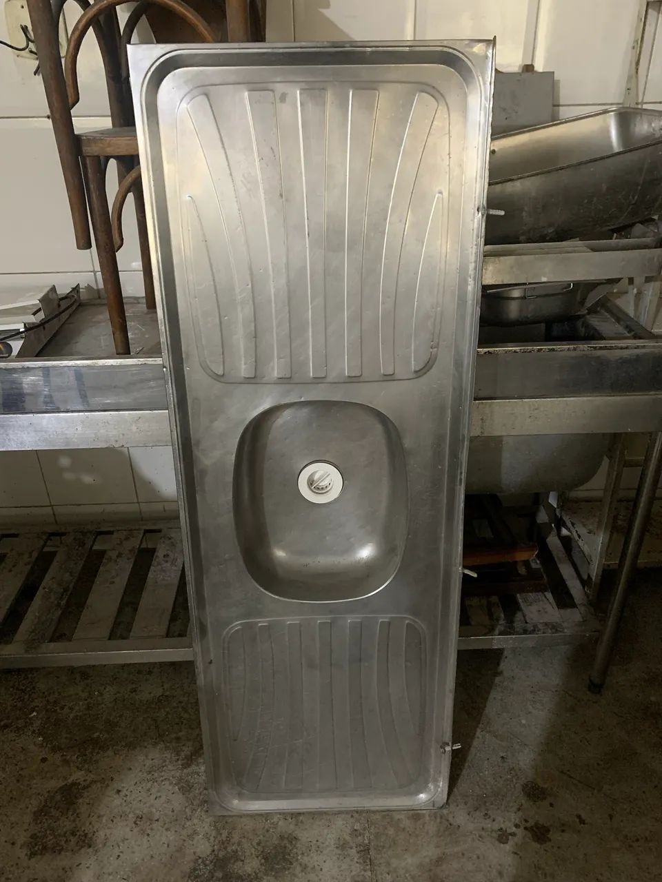 Pia inox 1,50m