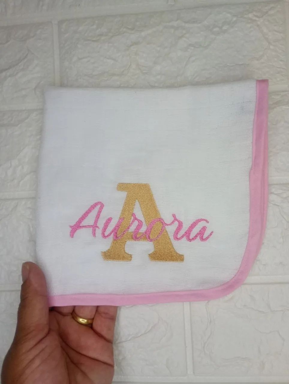 Fraldinha de boca personalizada  - Foto 5