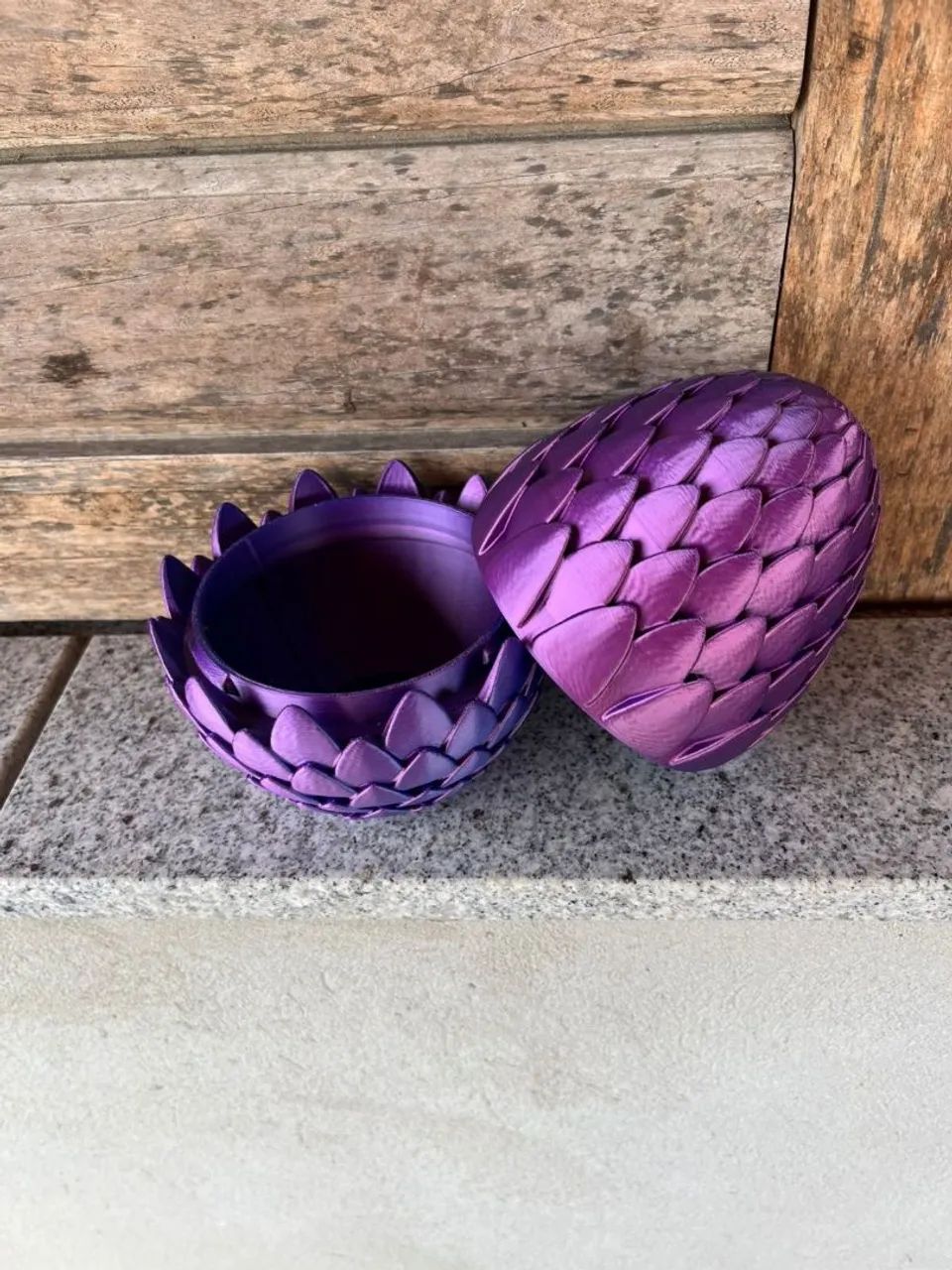 Ovo de Dragão 20cm feito em impressora 3D - Foto 2