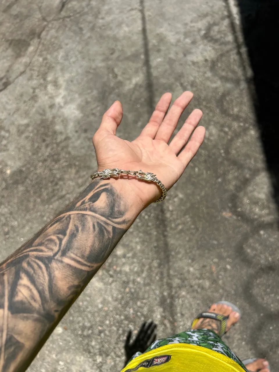 Pulseira de Prata Cabeça de Dragão  - Foto 3