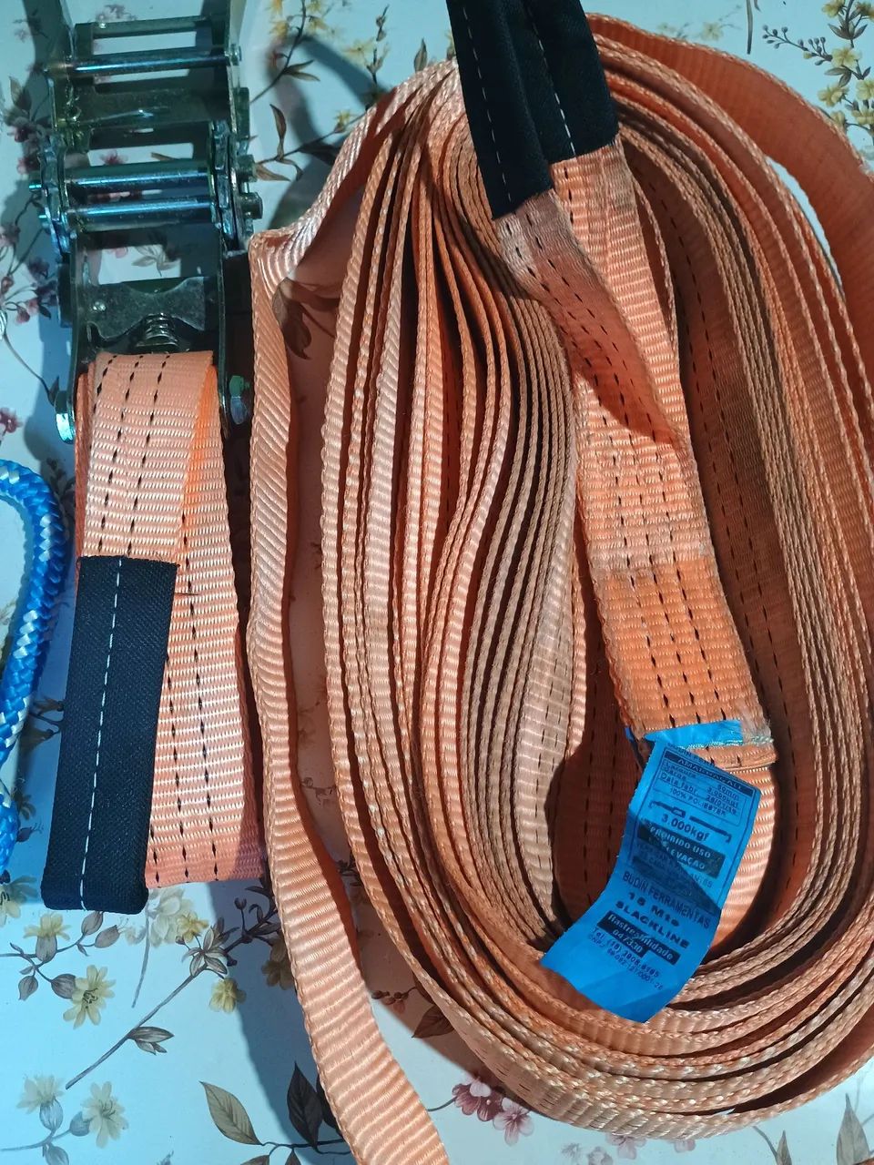 Slackline - kit -combo- corda bamba - Foto 5