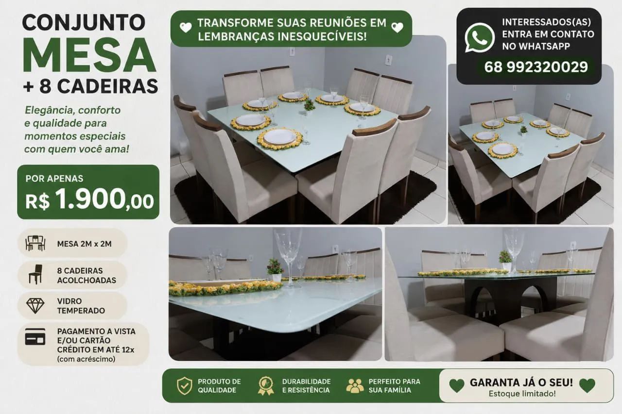 CONJUNTO DE MESA FAMILIA
