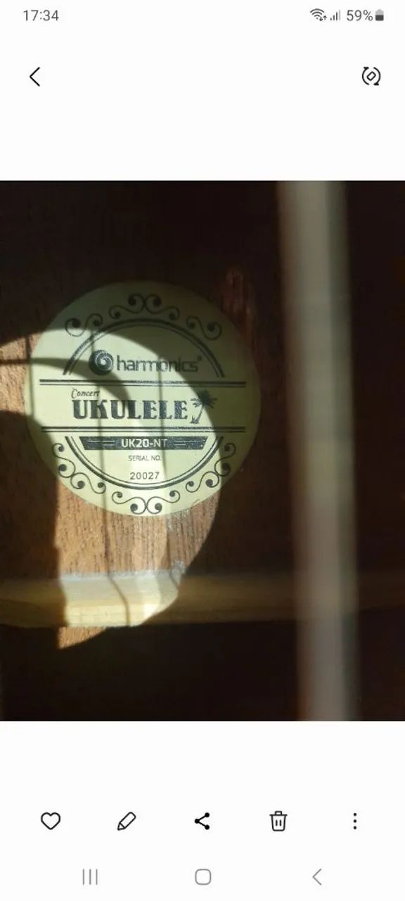 UKULELE CONCERT HARMONICS - Foto 5