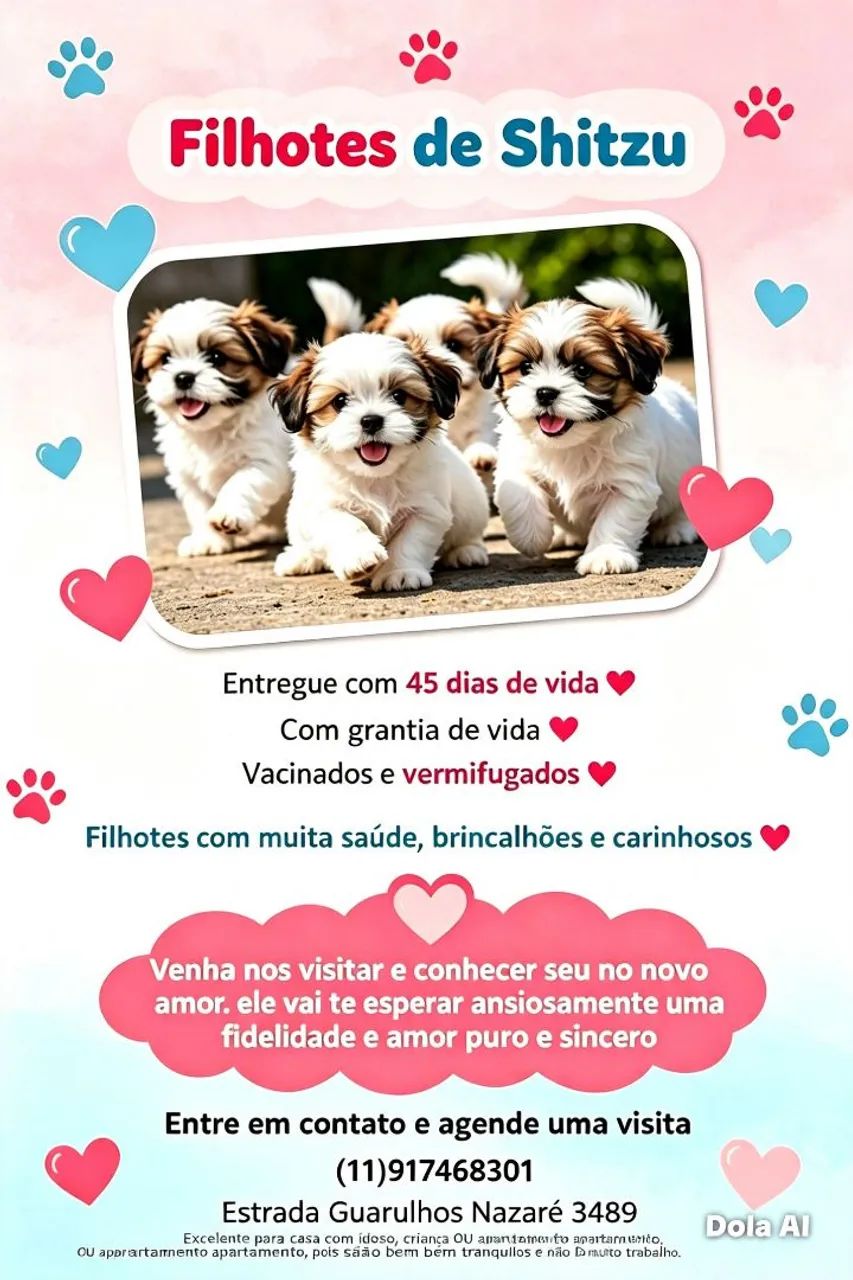 Filhotes saudáveis 