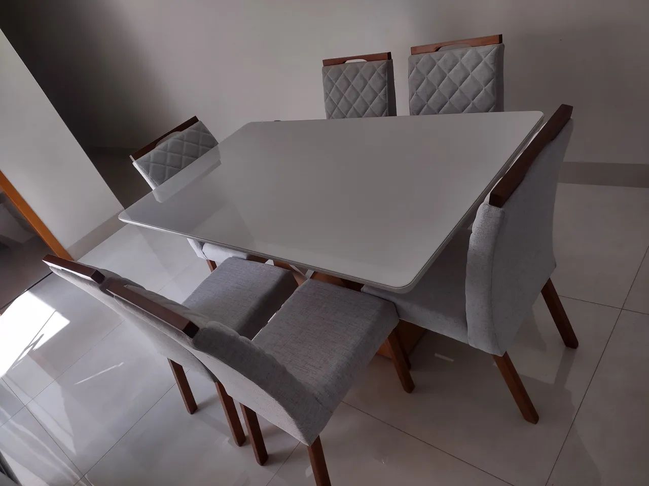 Mesa nova de Madeira completa  - Foto 3