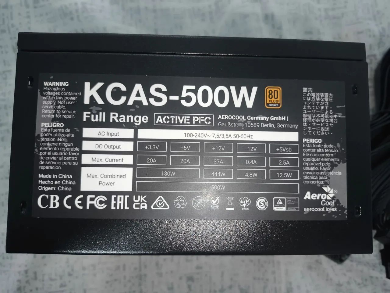 Fonte da KSCA FULL RANGER 500W - Foto 3