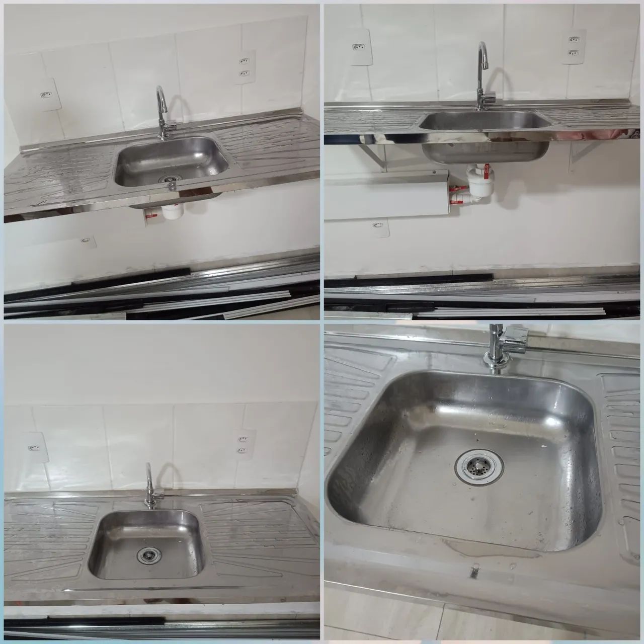 Vendo Bancada Pia com Cuba inox - Foto 2