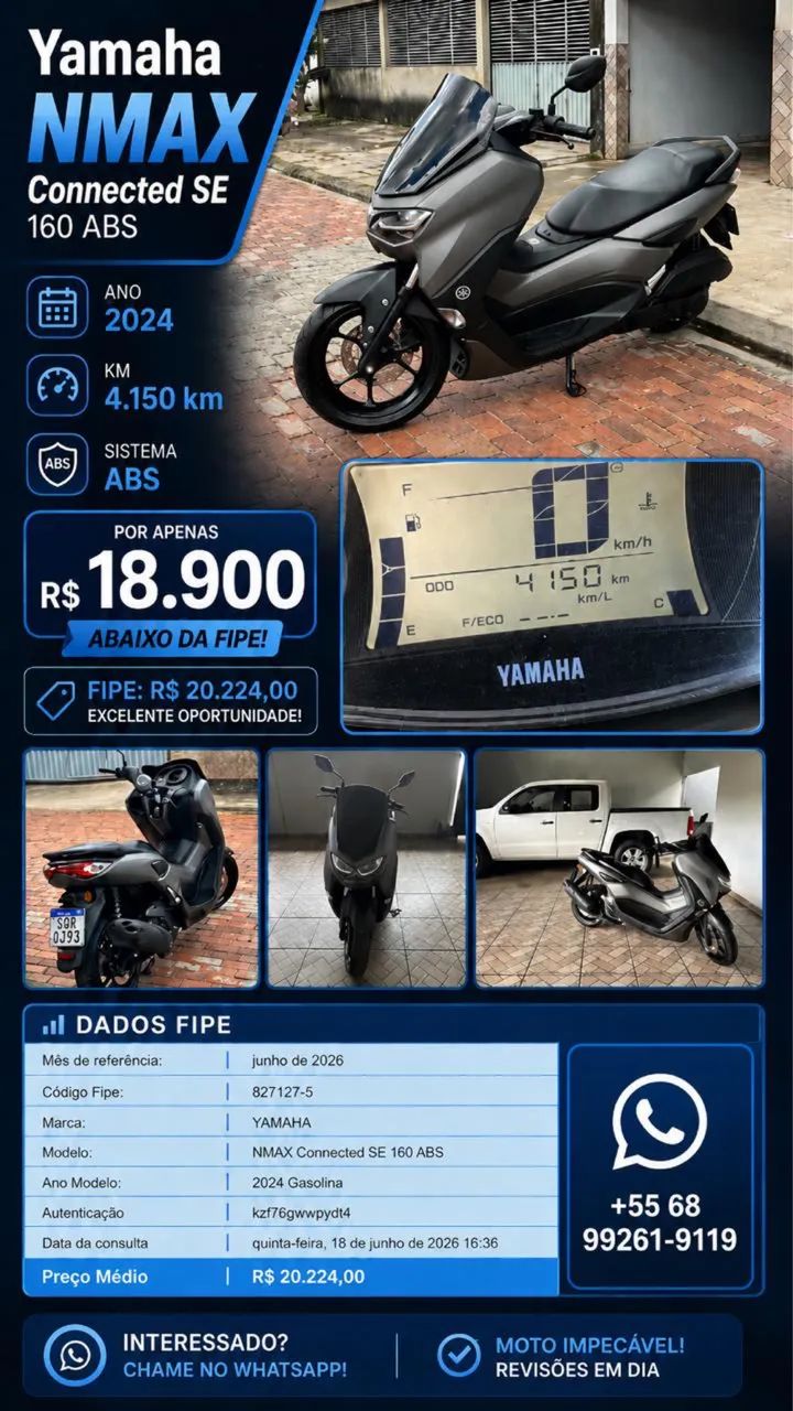 Moto em excelente estado