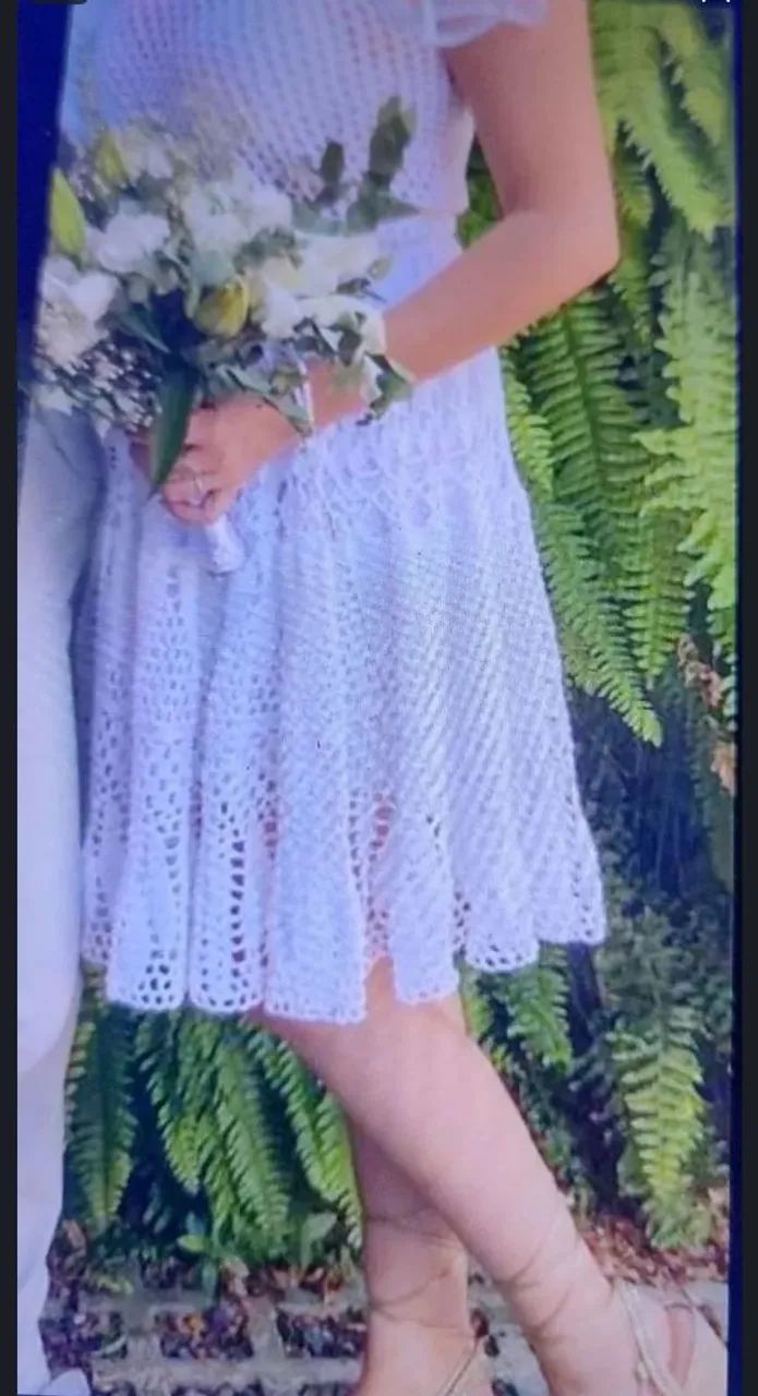 Vestido crochê 