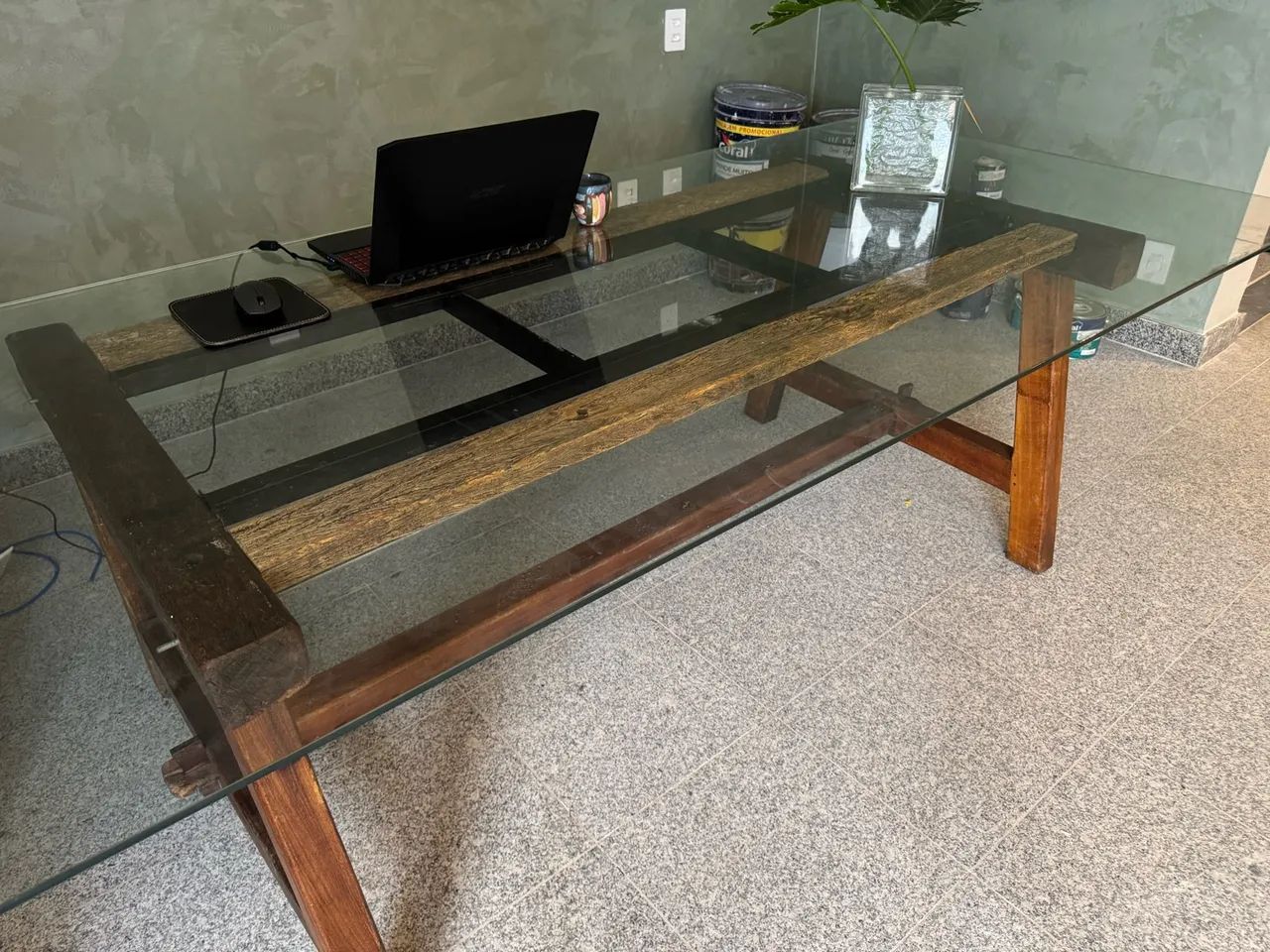 Mesa de jantar rústica  - Foto 4