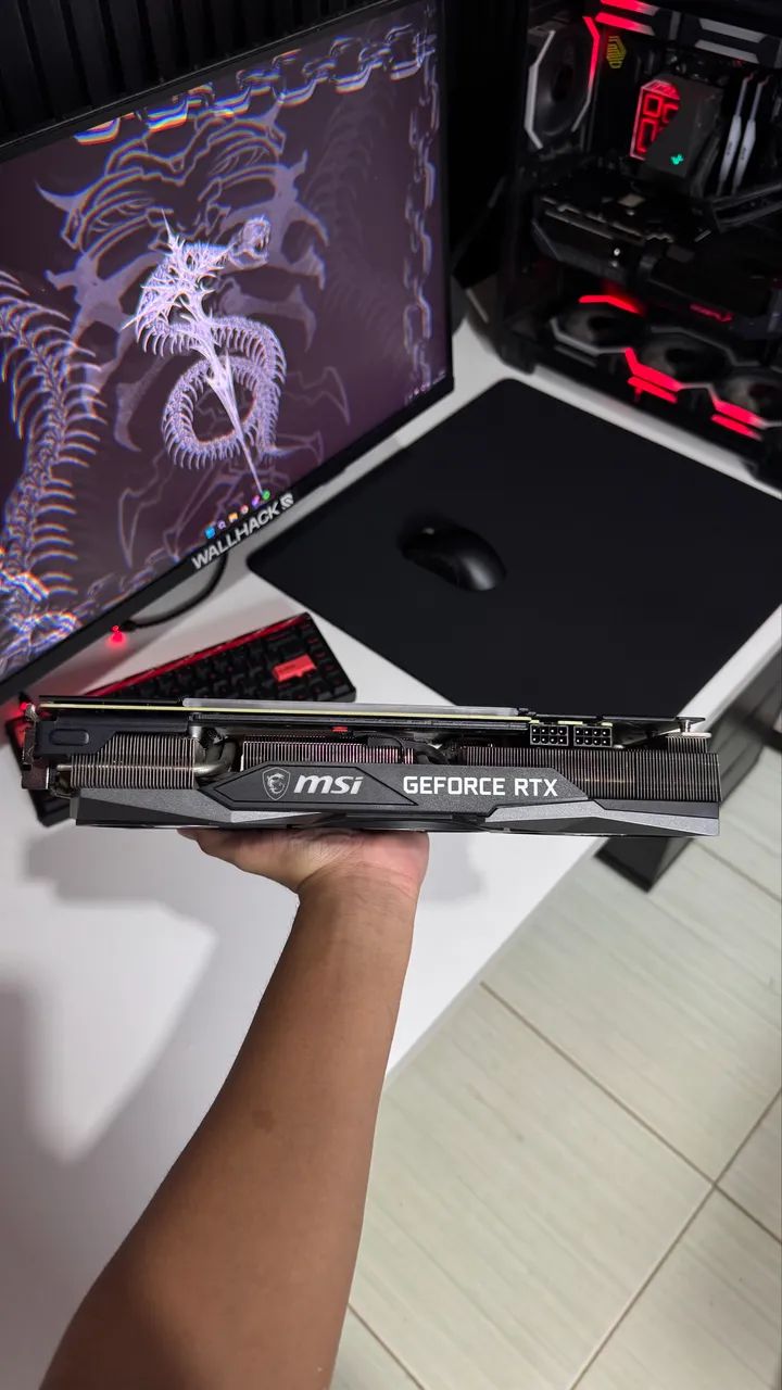 Placa de Vídeo RTX 3070 Msi Gaming Z Trio - Foto 4