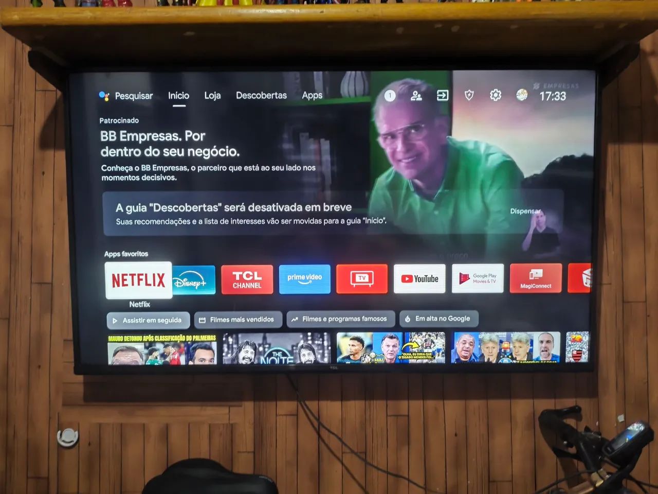 Smart tv tcl 55 polegadas bluetooth 