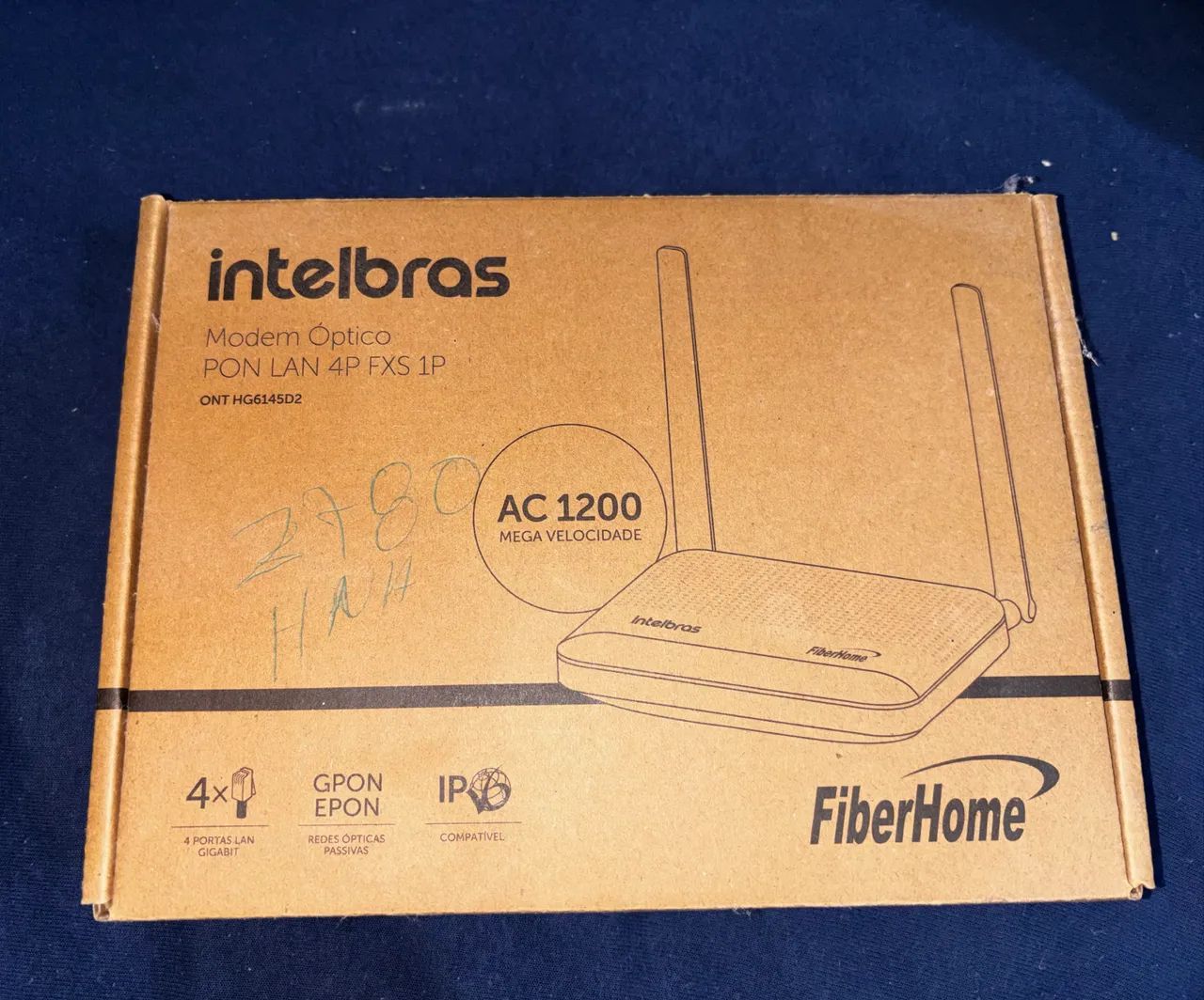 Modem Óptico Intelbras HG6145D2 GPON Wi-Fi Dual Band 4 Porta - Foto 4