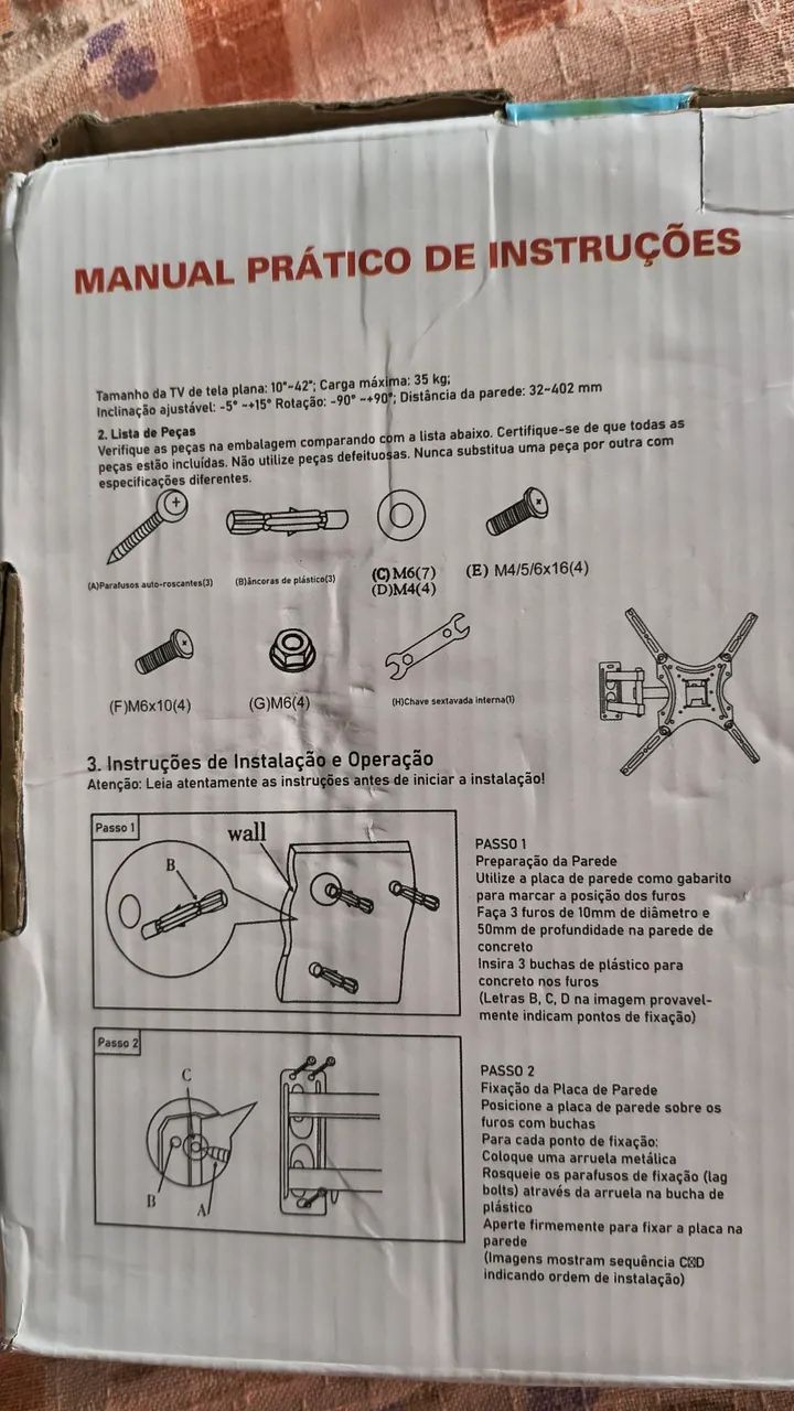 Suporte para tv universal  - Foto 4