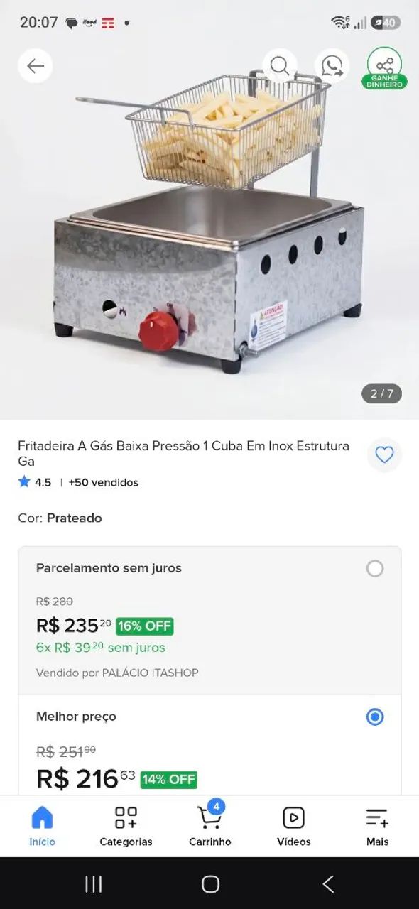 Fritadeira a gás  - Foto 5